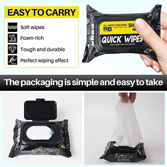 Shoe Cleaner Wipes (Pack Of 80)